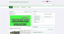 Desktop Screenshot of gok.korczyna.pl
